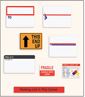 Stock Shipping Labels